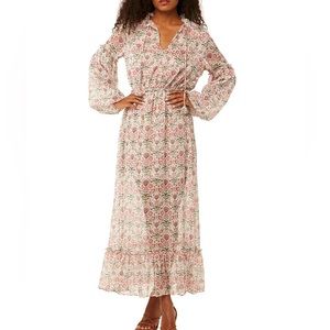 Misa Los Angeles Amata Dress in Somerset Stencil
